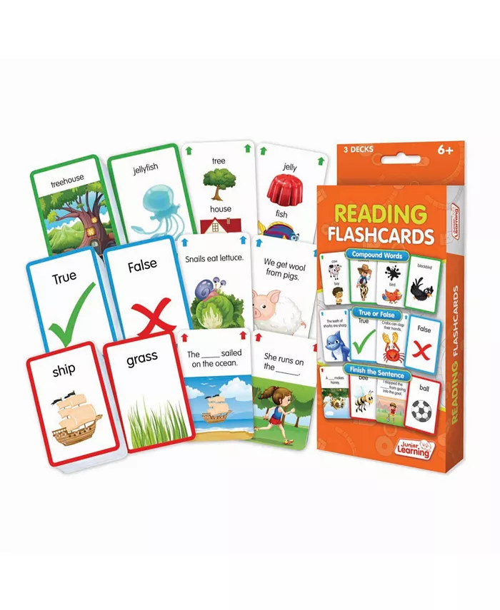 Redbox Junior Learning Reading Flashcards Educational Learning Set - Mycitystee
