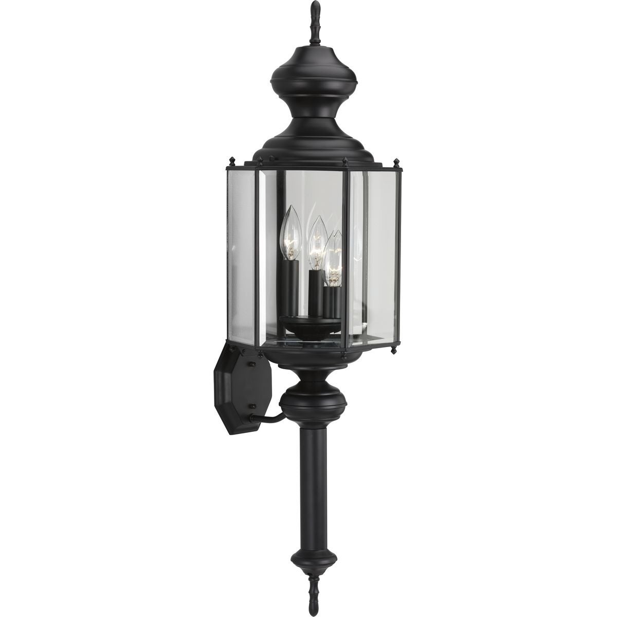 BrassGUARD Three-Light Wall Lantern - Mycitystee