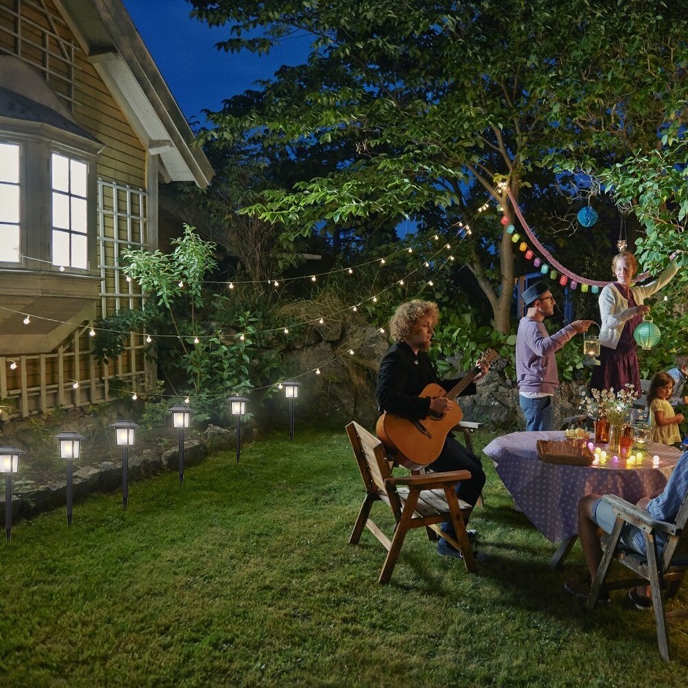 6pcs Waterproof Solar Torch Light Outdoor Decorative Lighting - Mycitystee