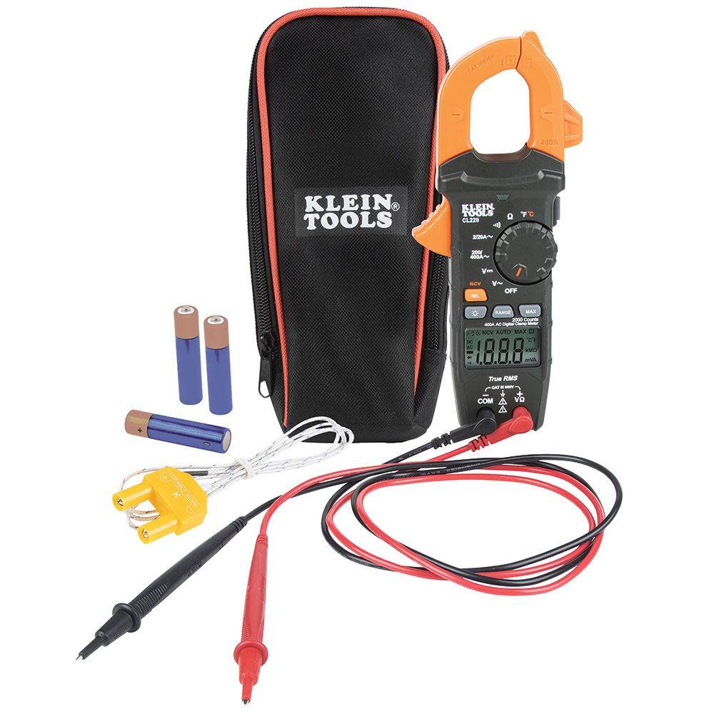 Digital Clamp Meter with Temp - Mycitystee