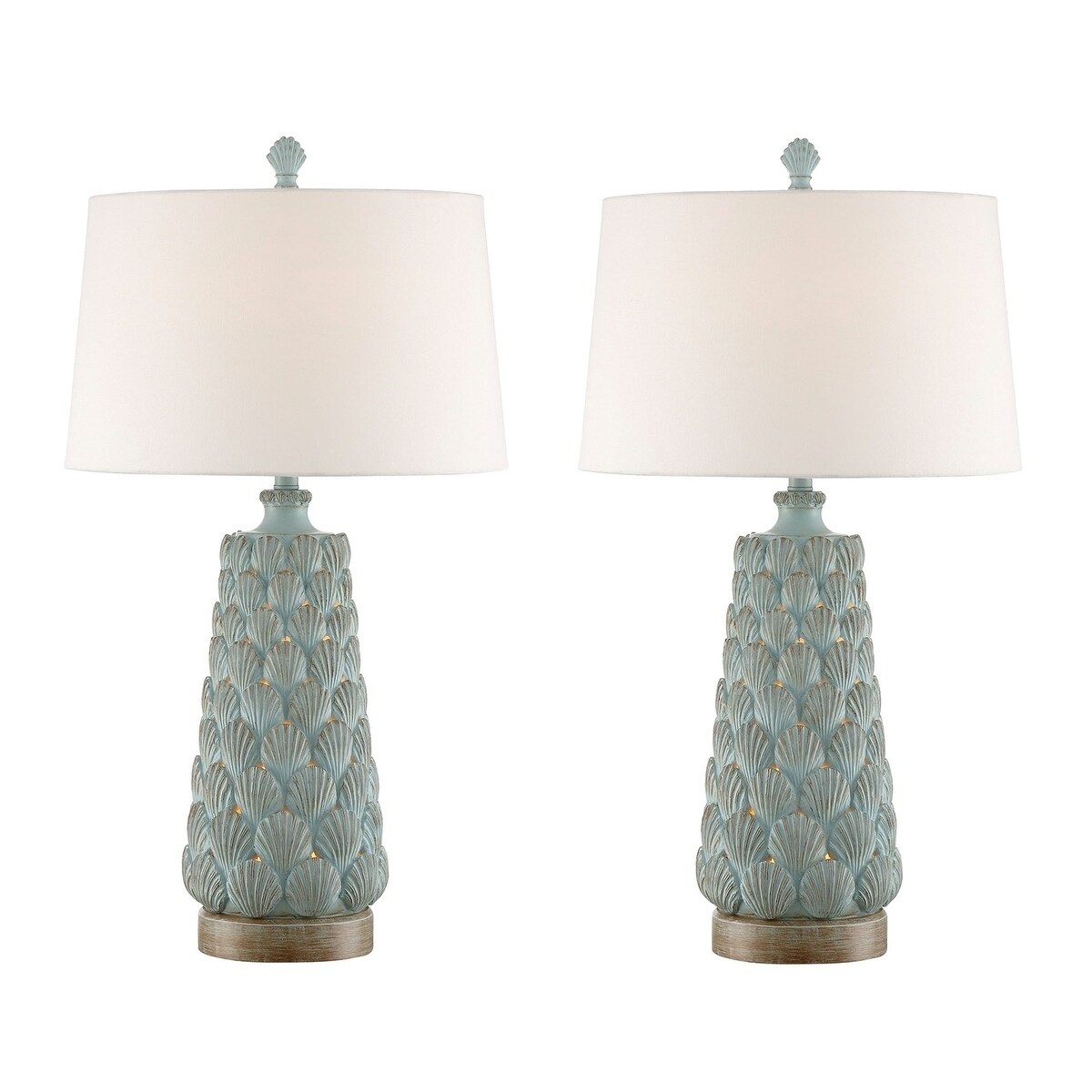 Seahaven Seashell Night Light Table Lamp 32.5