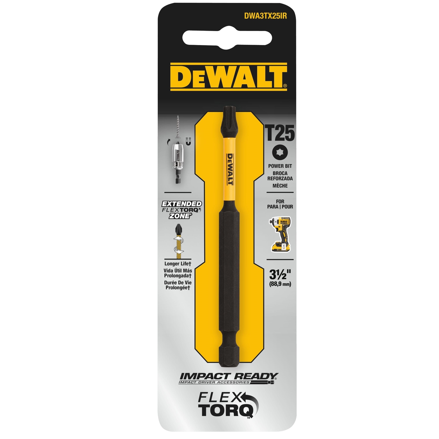 DeWalt Impact Ready Torx T25 X 3-1/2 in. L Screwdriver Bit 1 pc - Mycitystee