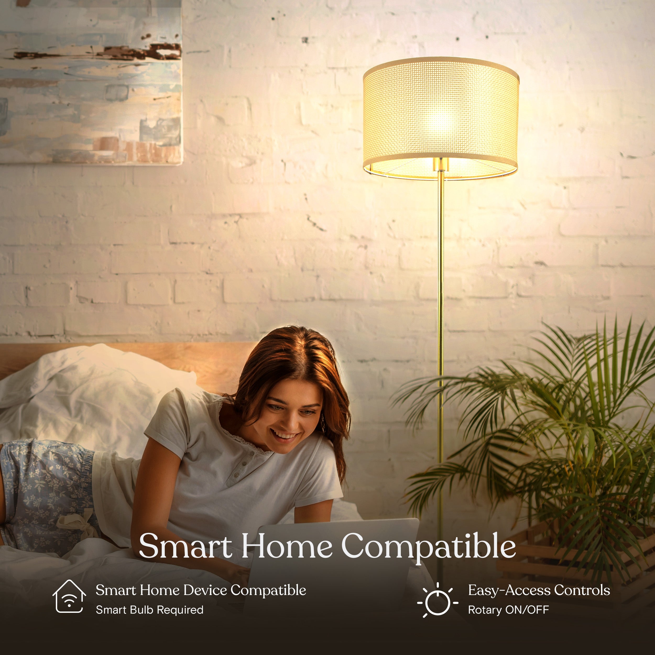 Brightech Zion LED Floor Lamp - Brass - Mycitystee