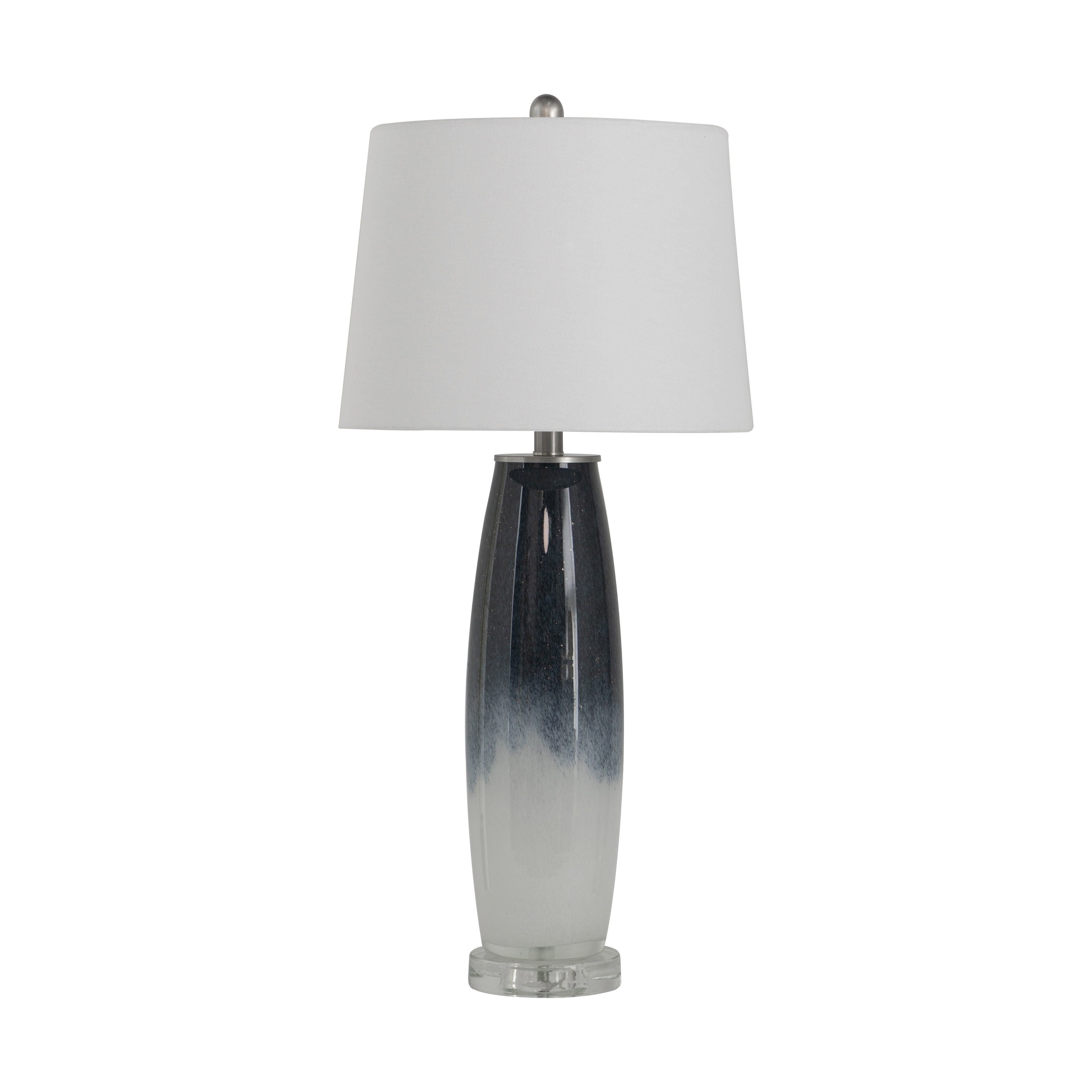 AandB Home Ombre Glass Table Lamp - Grey/White - Mycitystee
