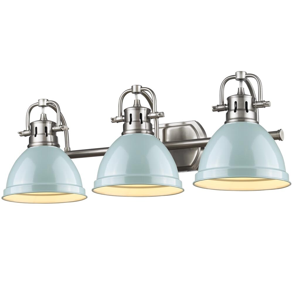 Golden Lighting Pewter Seafoam Duncan Bath Vanity Light - Mycitystee