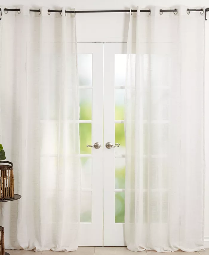 Saro Lifestyle Linen Window Sheer， 108