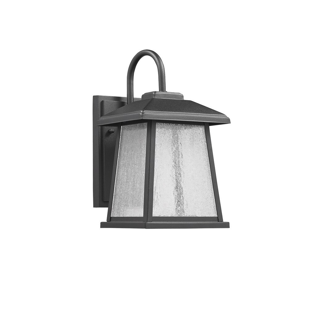 1-light Textured Black LED Outdoor Wall Lantern Shopping - The Best Deals on Outdoor Wall Lanterns | 18434013 - Mycitystee