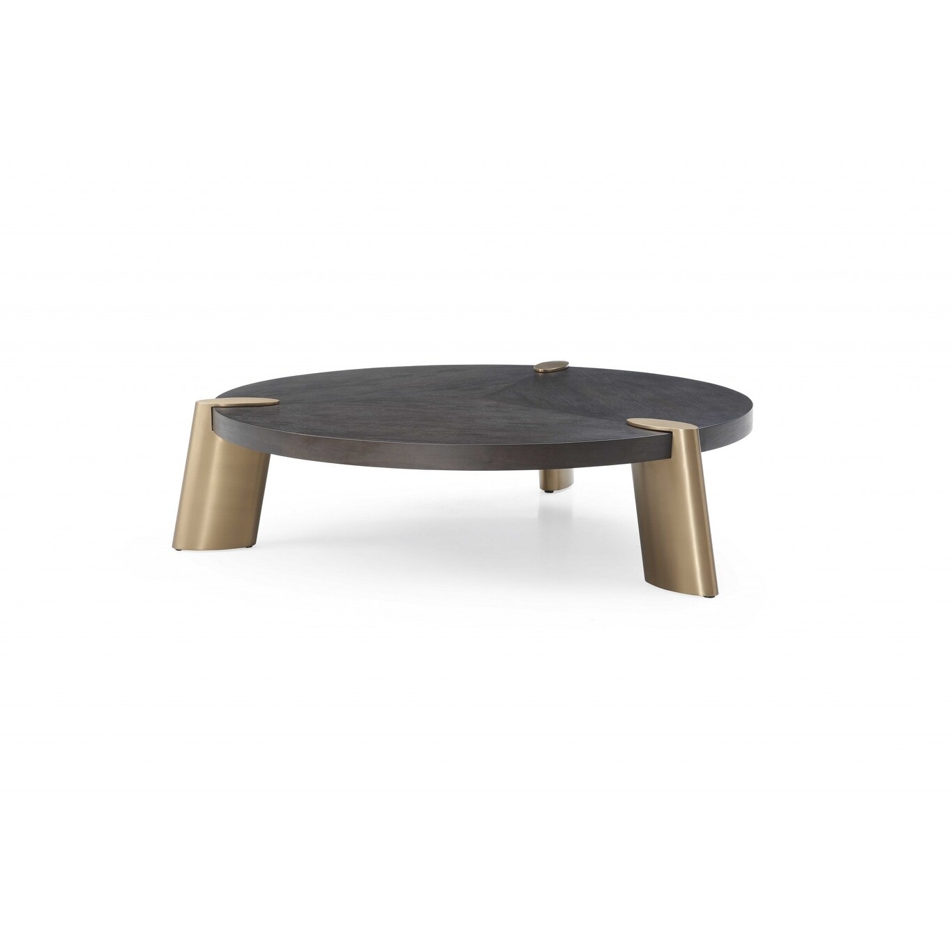 48 X 48 X 13 Wenge Veneer Stainless Steel Coffee Table - 48' X 48' X 13' - Mycitystee