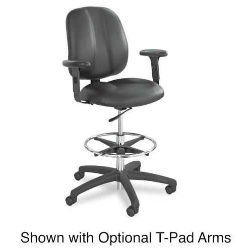 Safco Apprentice II Extended-Height Chair， Supports Up to 250 lb， 22