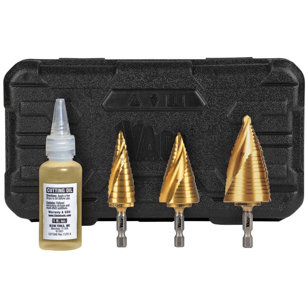 Klein Tools Electricians Step Drill Bit Set 25951 from Klein Tools - Mycitystee