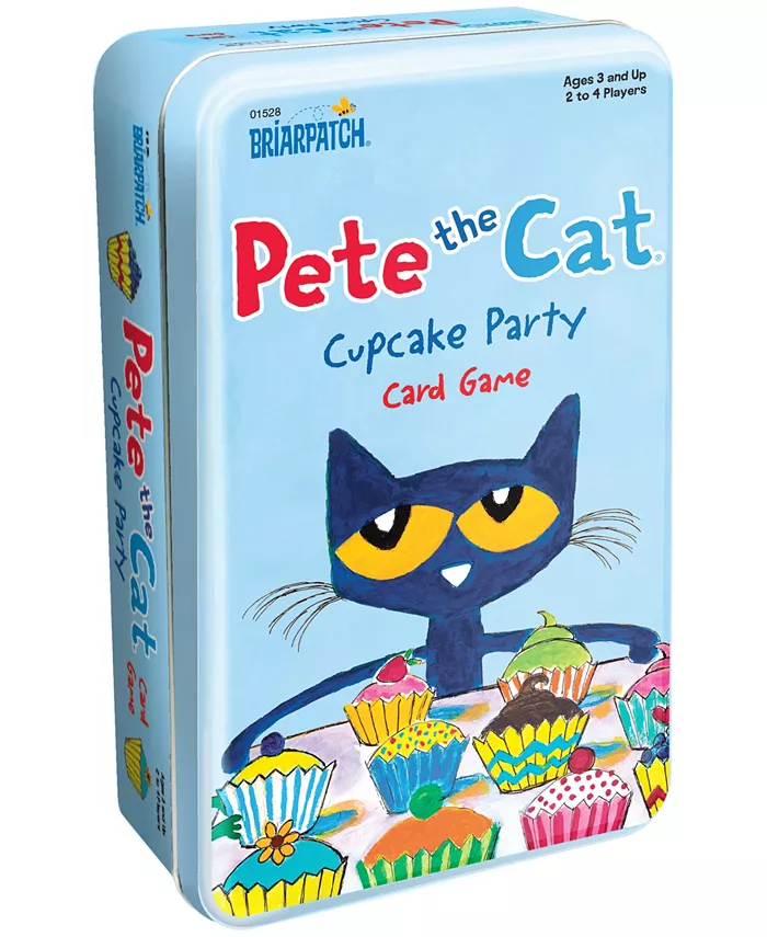 Briarpatch Pete The Cat - Cupcake Party Card Game Tin - Mycitystee