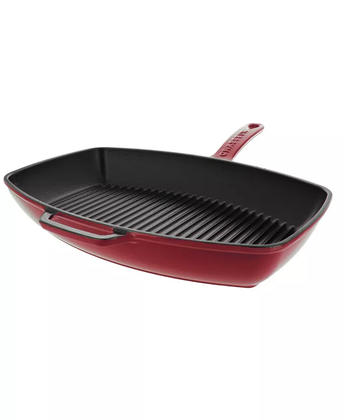 Chasseur French Rectangular Enameled Cast Iron 12