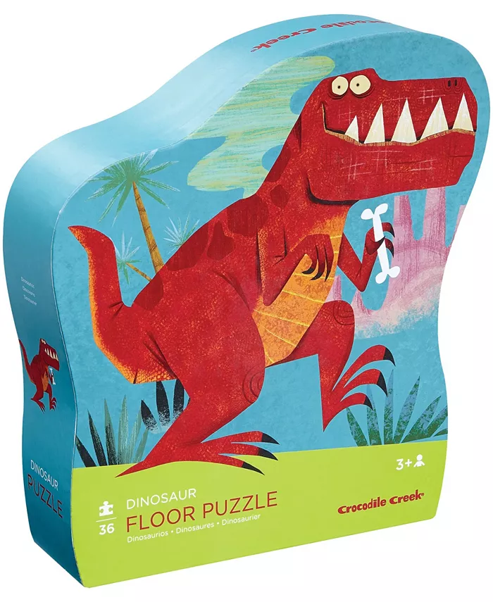 Crocodile Creek Dinosaur Floor Puzzle- 36 Piece - Dinosaur Toy - Mycitystee