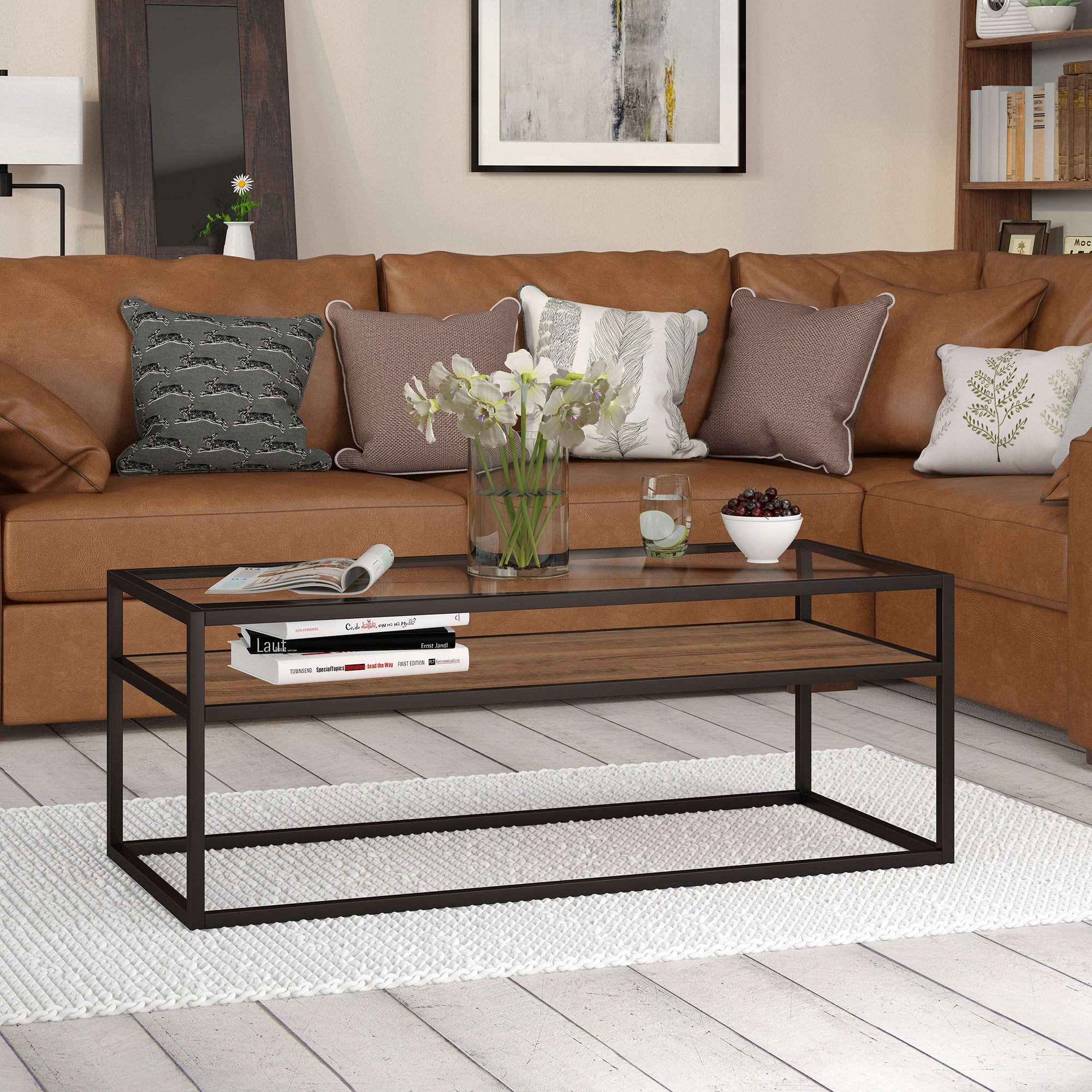 Carbon Loft Pontmercy Bronze/ Oak Coffee Table - Mycitystee