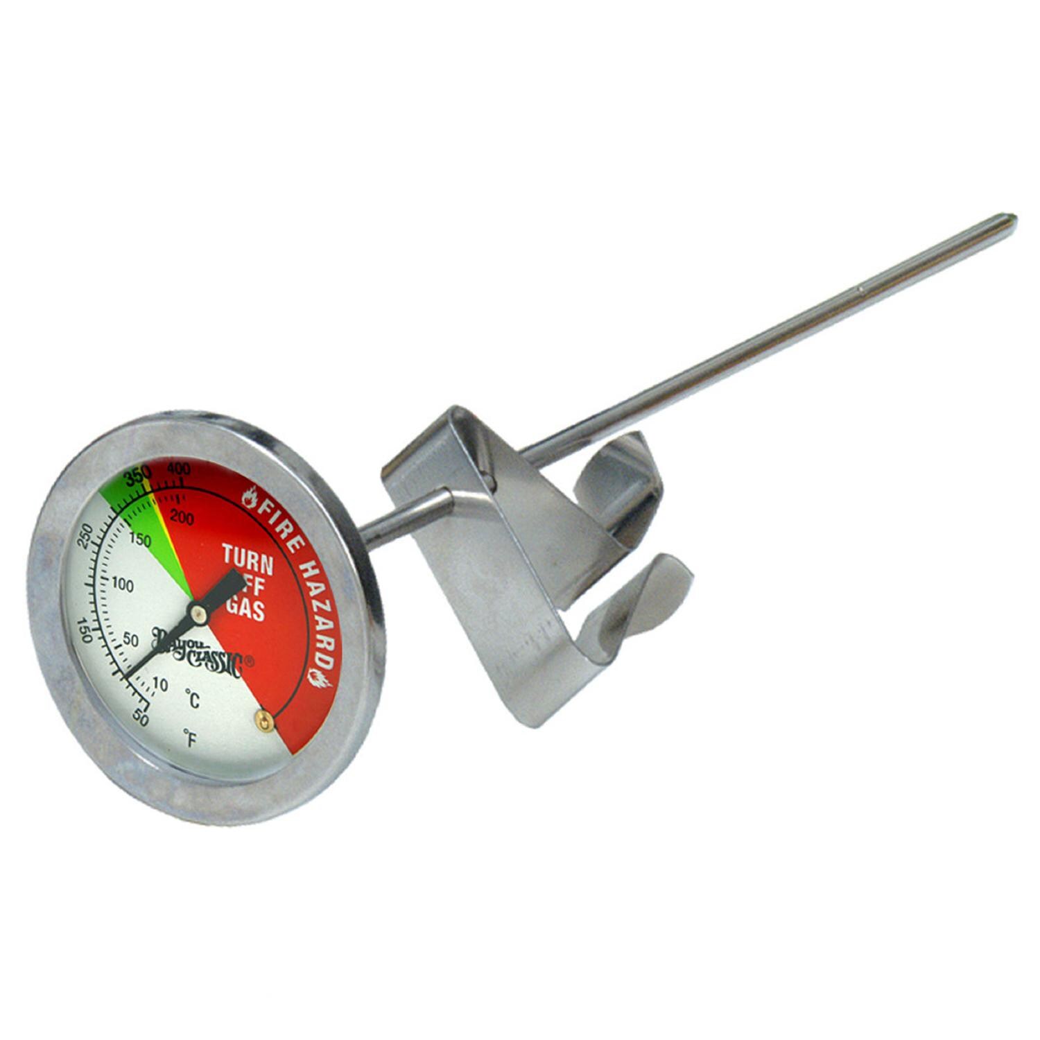Bayou Classic Thermometers 5 Inch Stainless Steel Fry Thermometer - Mycitystee