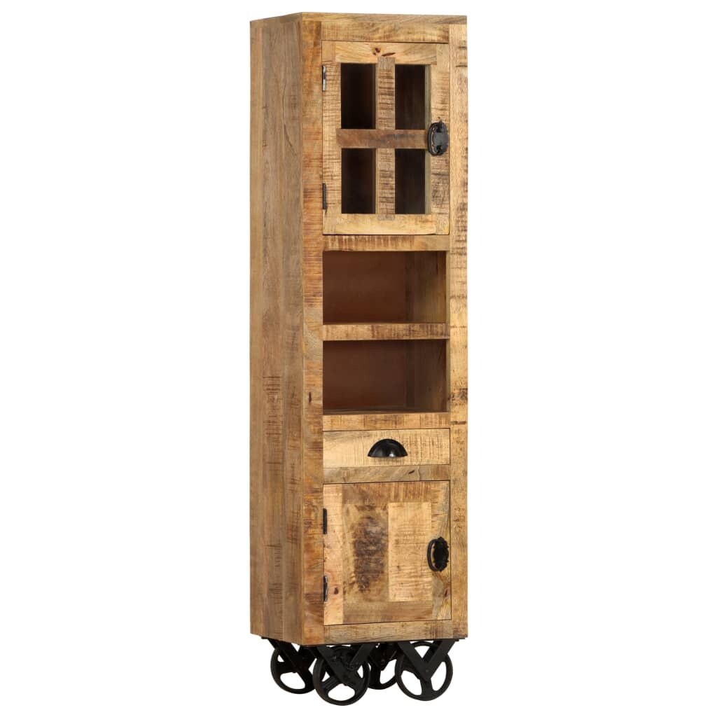 vidaXL Highboard with Wheel 15