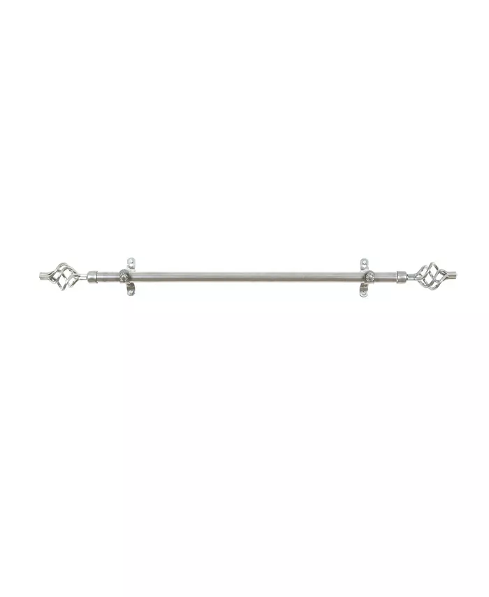 Achim Metallo Decorative Rod Finial Lexus， Silver 28