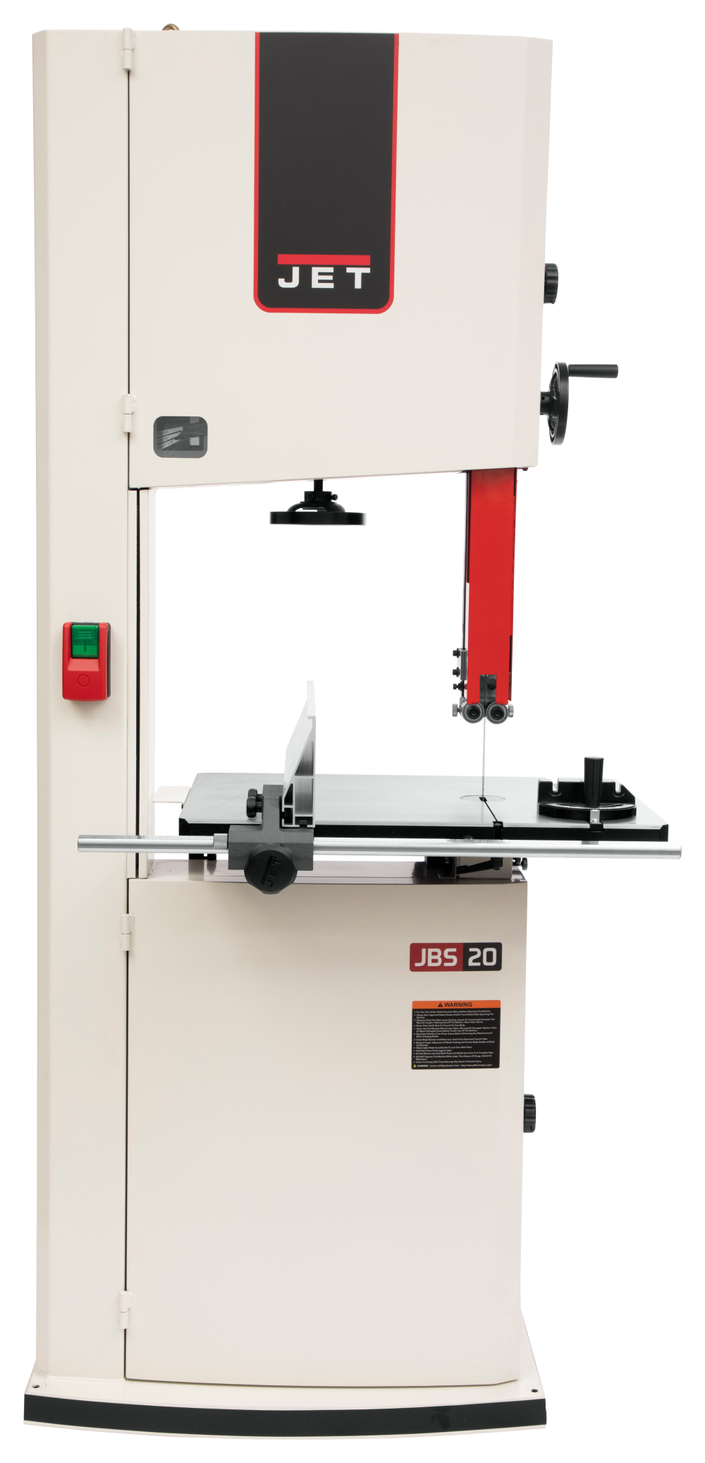 JWBS-20-5， 20 Bandsaw 5 HP， 1PH， 230 V