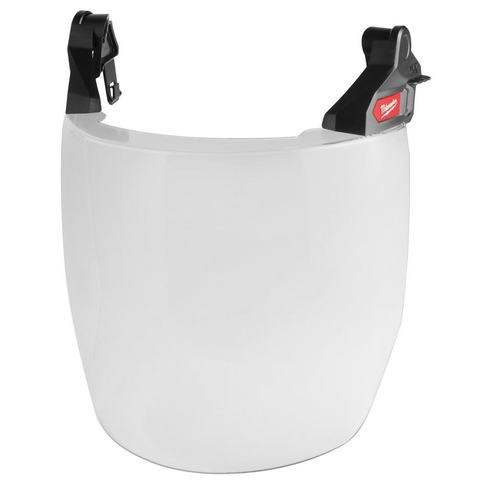 Milwaukee BOLT Full Face Shield Clear Dual Coat Lens Compatible with Safety Helmet No Brim 48-73-1421 from Milwaukee - Mycitystee