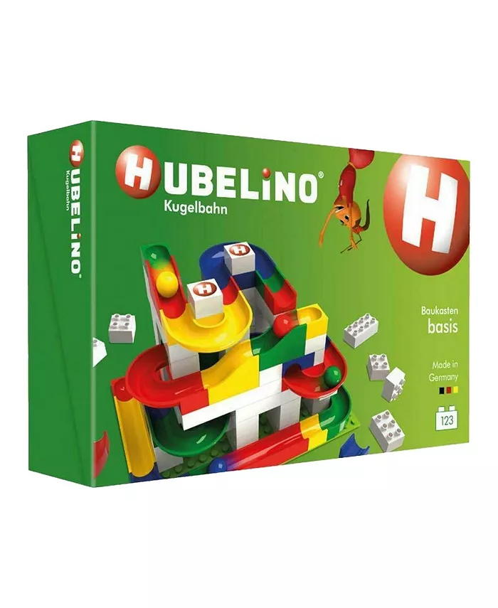 Hubelino Marble Run - 123-Piece Basic Building Box - The Original! - Mycitystee