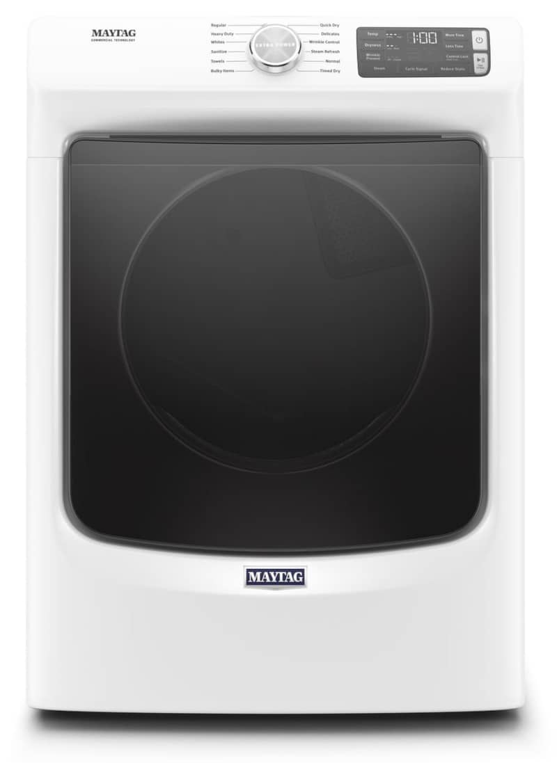 Maytag ADA 7.3 Cu. Ft. White Front Load Electric Dryer With Extra Power And Quick Dry Cycle - Mycitystee