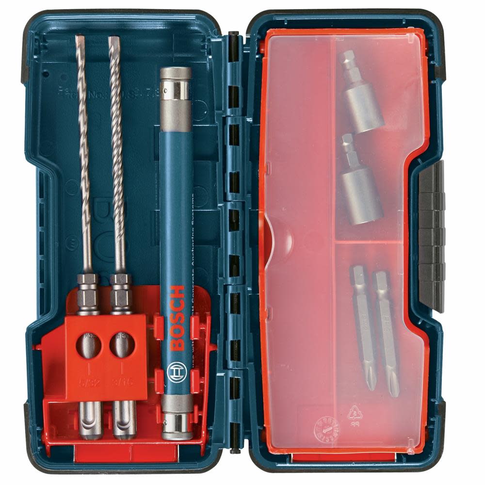 Bosch 7 pc. SDS-plus Bulldog Anchor Drive Installation Kit HC2309 from Bosch - Mycitystee