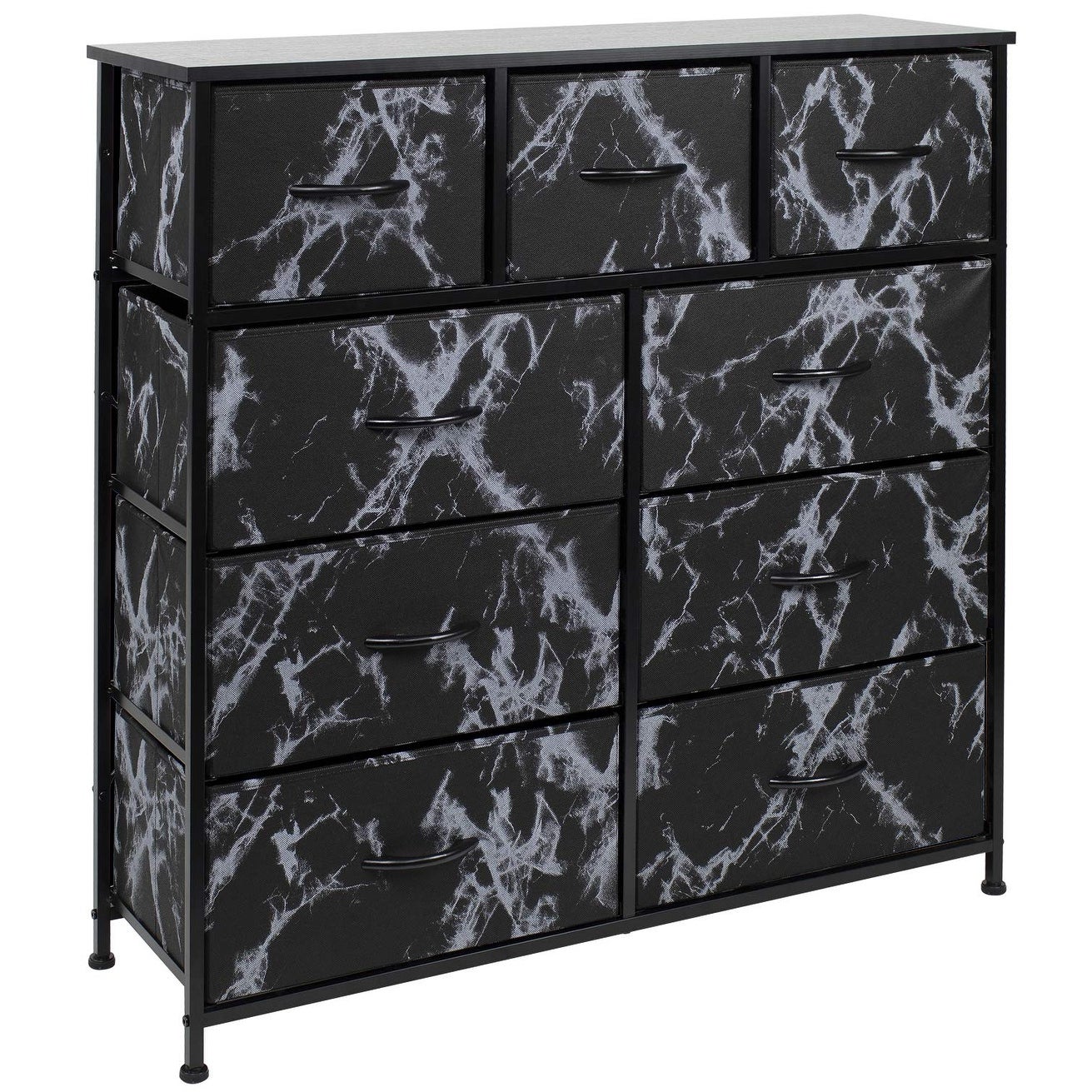 Modern Marble Print 9-cubby Storage Tower - - 34483661 - Mycitystee