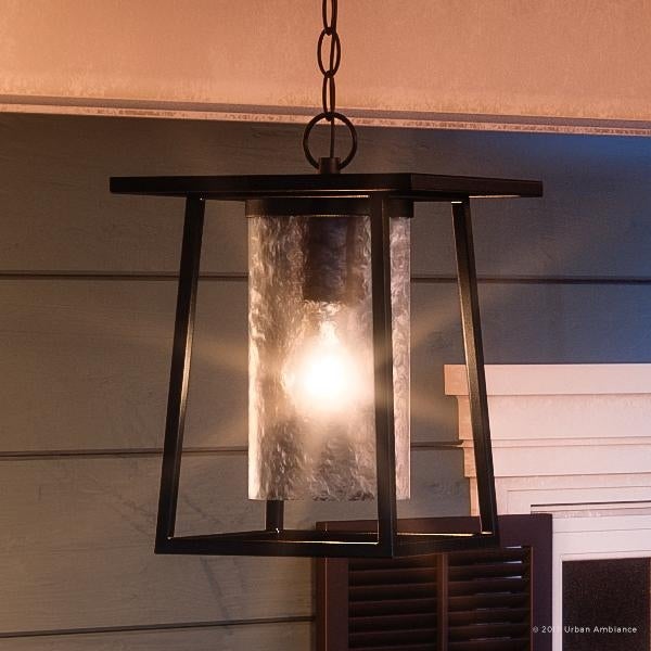Luxury Craftsman Outdoor Pendant Light， 13.5
