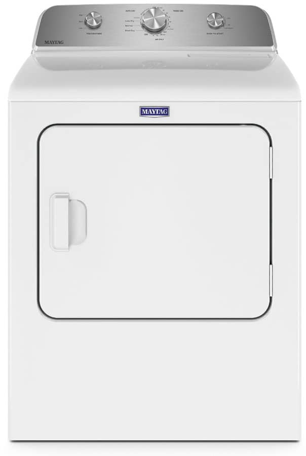 Maytag 7 Cu. Ft. White Electric Wrinkle Prevent Dryer - Mycitystee
