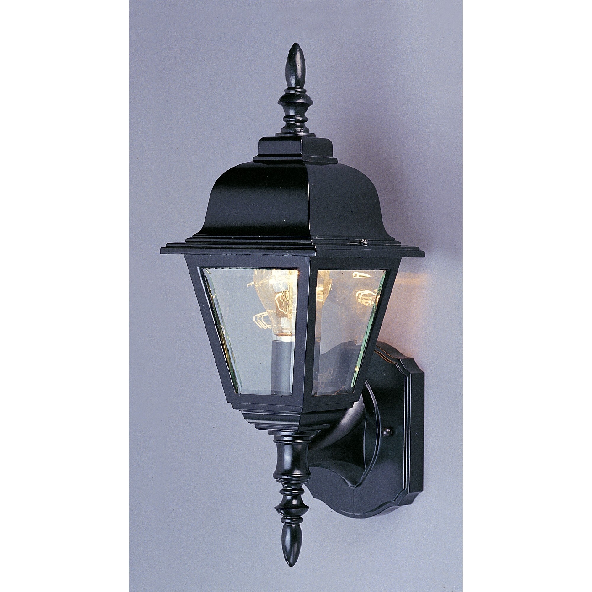 Volume Lighting 1-Light Black Outdoor Wall Mount Shopping - The Best Deals on Outdoor Wall Lanterns | 36024196 - Mycitystee