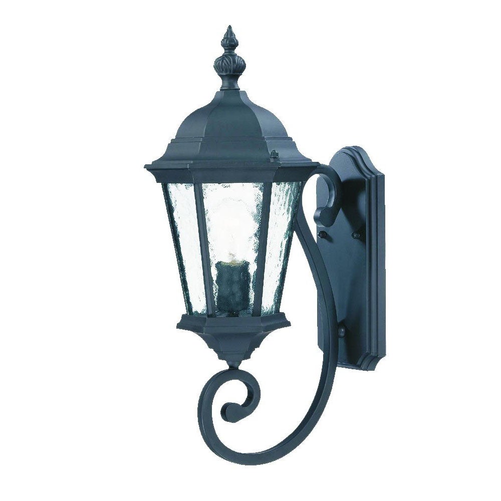 Acclaim Telfair Collection 1-Light Outdoor Matte Black Wall Lantern - Mycitystee