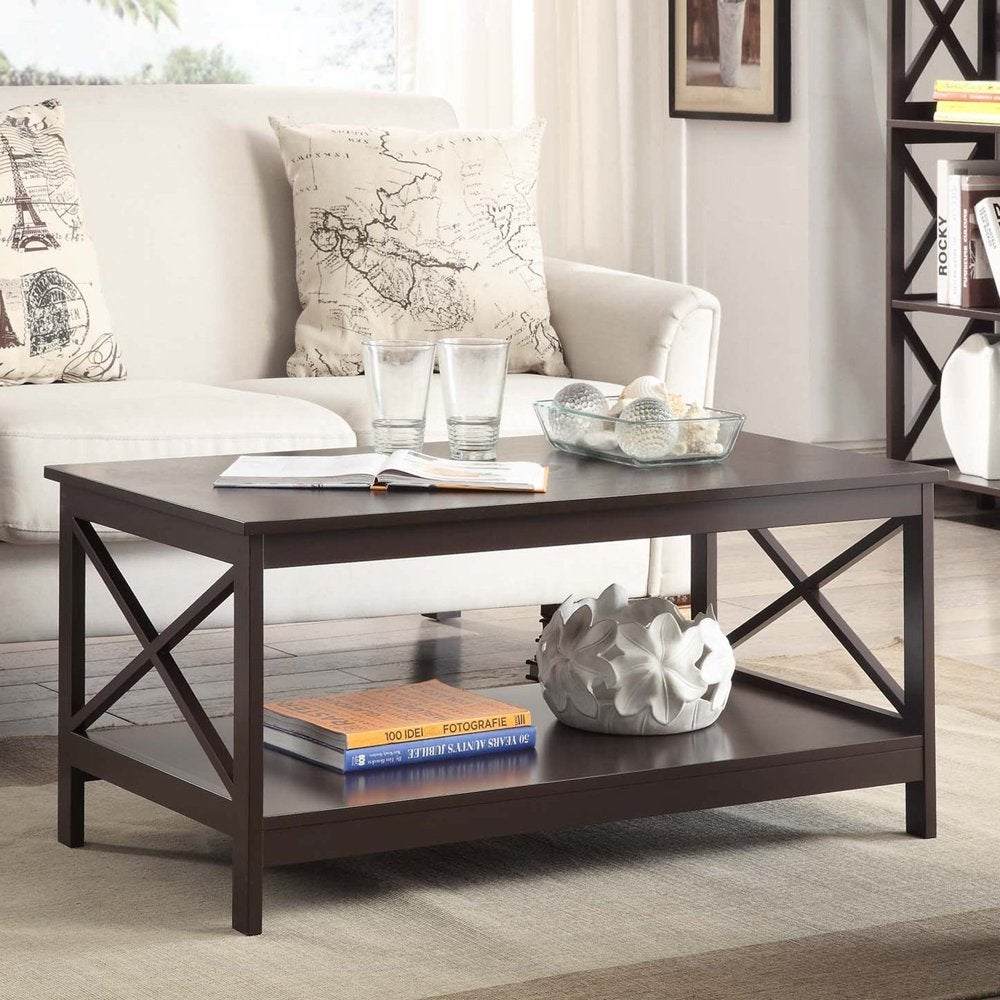 Oxford Coffee Table with Shelf - Mycitystee