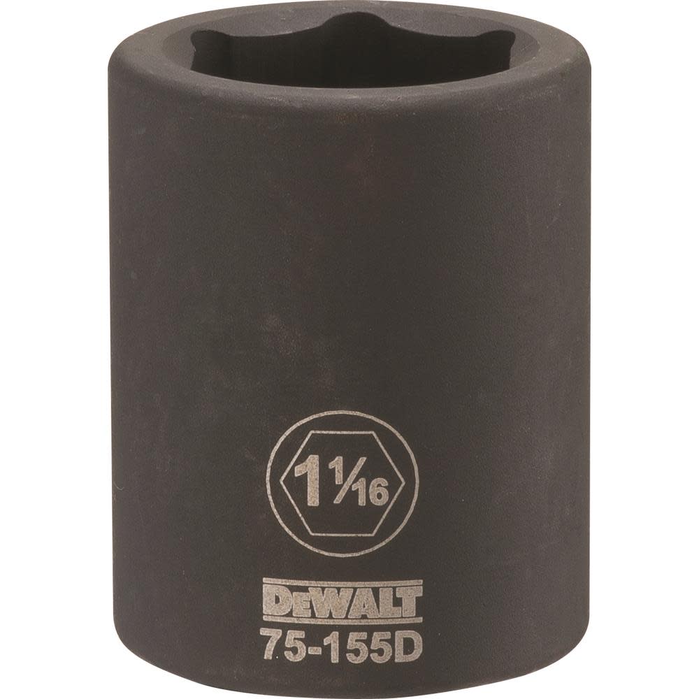 DEWALT 3/4 Drive X 1-1/16 6PT Standard Impact Socket DWMT75155OSP from DEWALT - Mycitystee