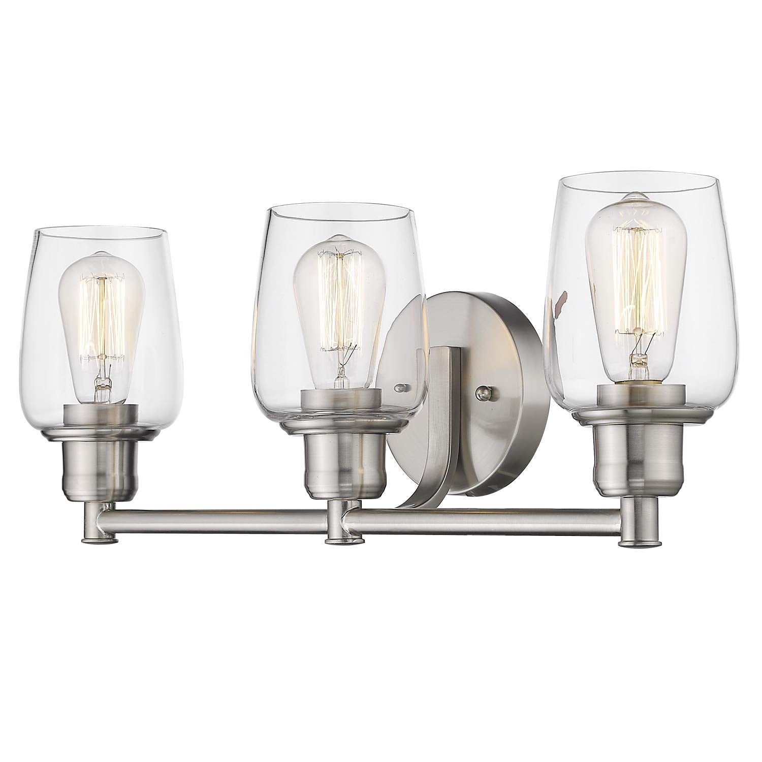 Modern?Bathroom Vanity Light With Clear Glass - Mycitystee