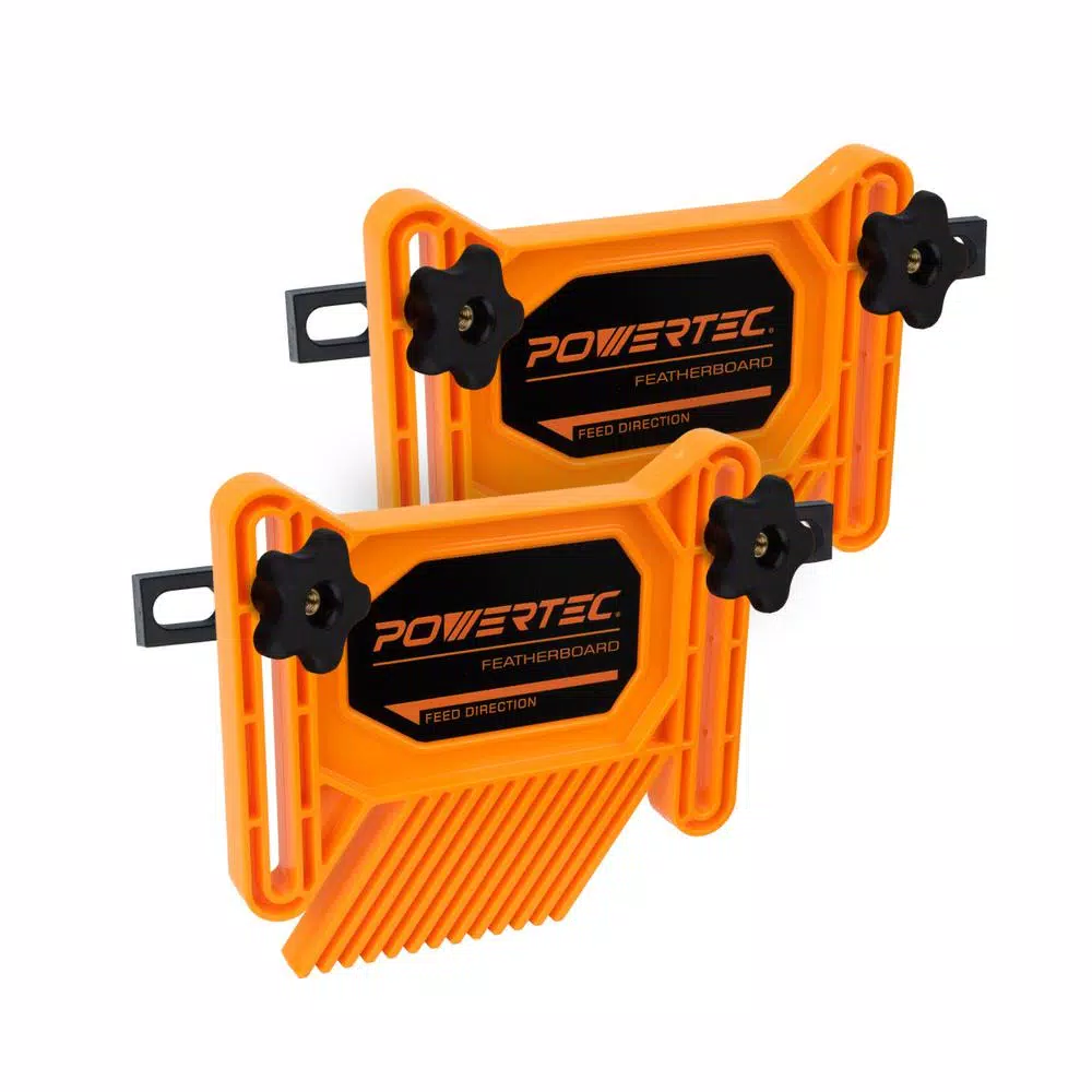 POWERTEC Dual Universal Featherboards for Multi-Functional Woodworking with Flex and Miter Lock System (2-Pack) and#8211; XDC Depot - Mycitystee