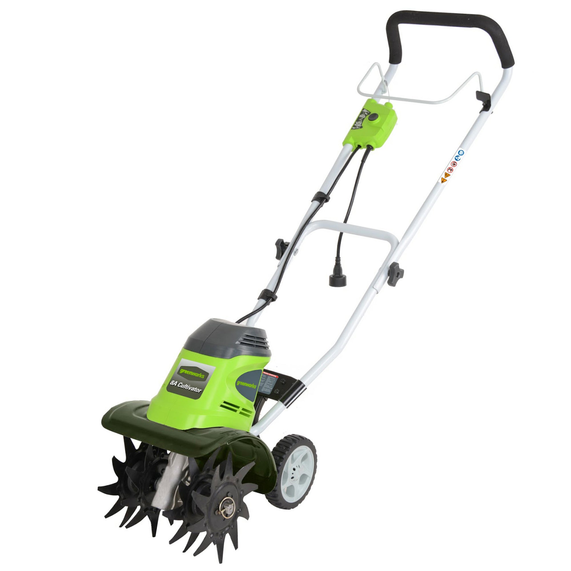 8 Amp 10-Inch Corded Cultivator/Tiller | Greenworks Tools - Mycitystee