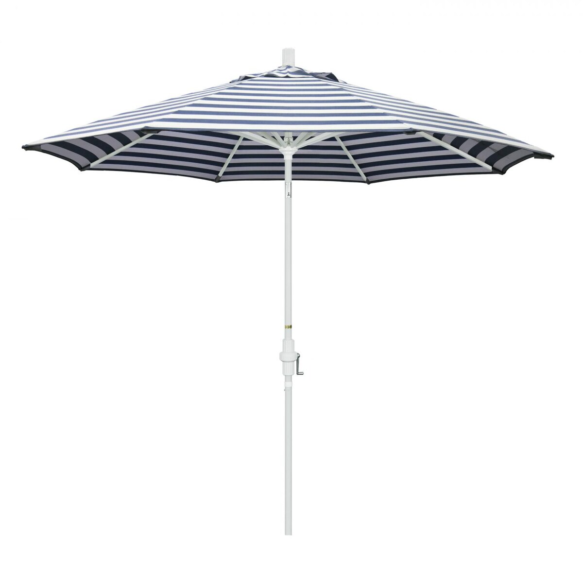 California Umbrella Golden State Series 9 Ft Octagonal Aluminum Collar Tilt Patio Umbrella W/ Crank Lift - Mycitystee