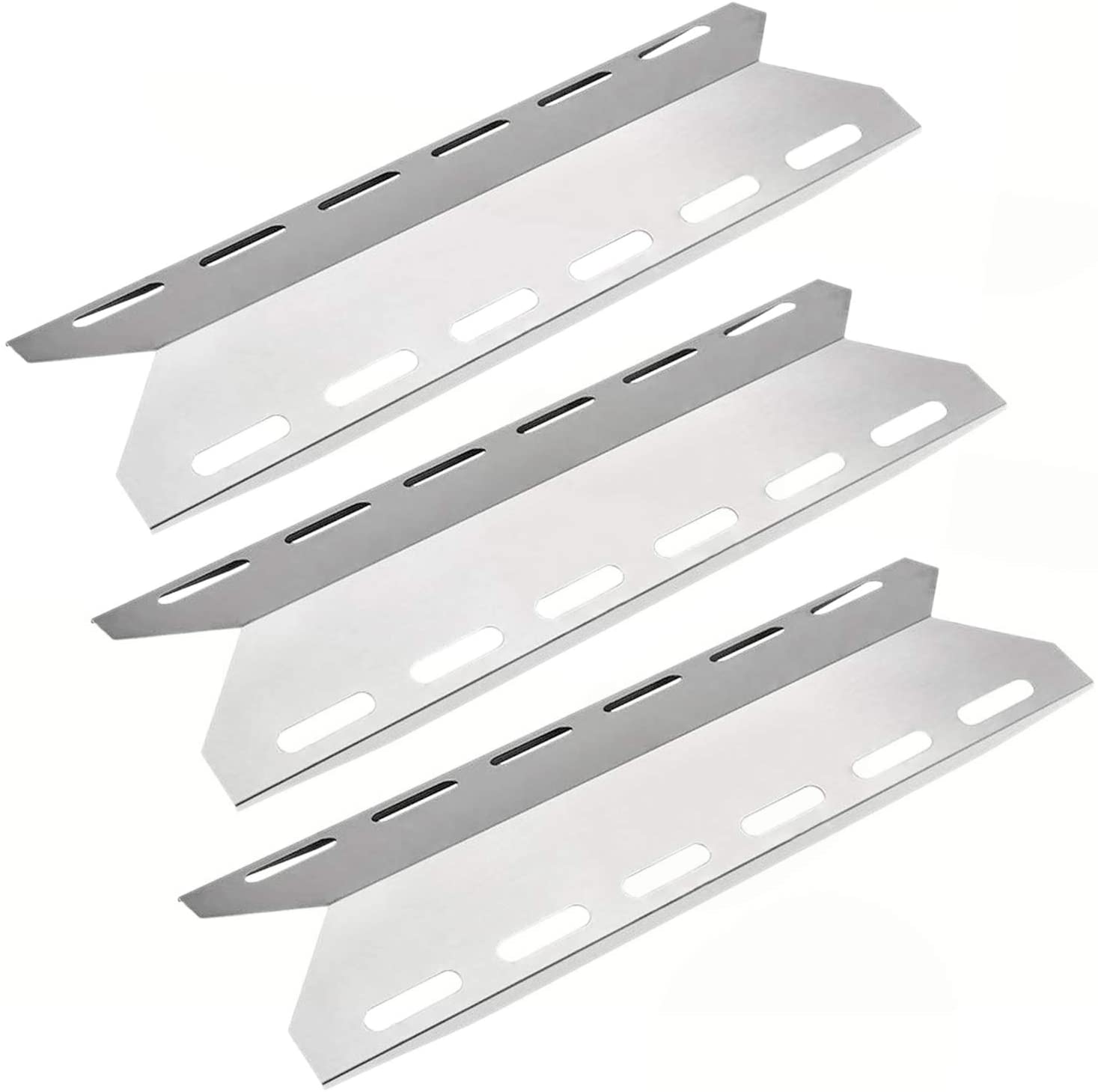 Heat Plates for Nexgrill 720-0312, 720-0033, 720-0234, 720-0289, 720-0335, 720-0584 Grill Model, 3 Pack 5.68'' x 17.3'' - Mycitystee