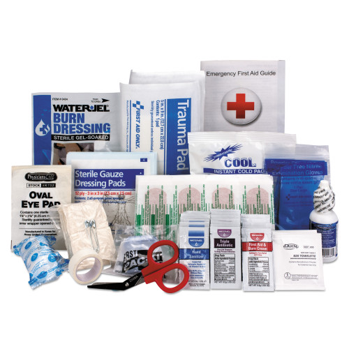 First Aid Only ANSI 2015 Compliant First Aid Kit Refill， Class A， 25 People， 89 Pieces (90583) - Mycitystee