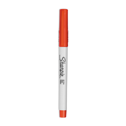 Sharpie Ultra Fine Tip Permanent Marker， Extra-Fine Needle Tip， Red， Dozen (37002) - Mycitystee