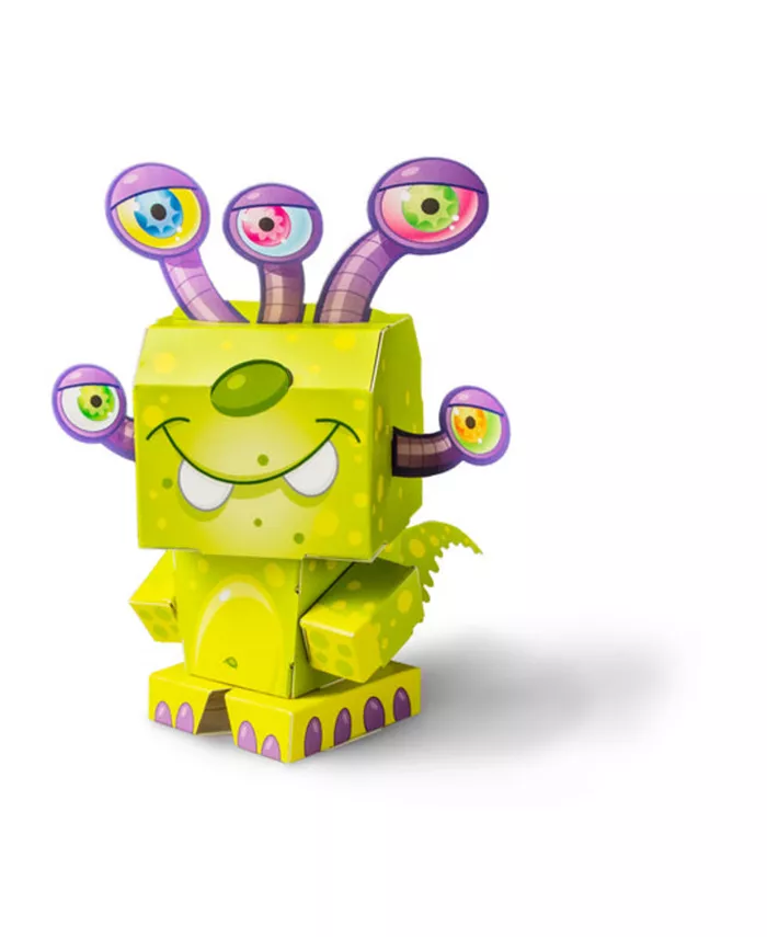 Cubles Alien - A Space original Buildable 3D STEM Toy - Mycitystee