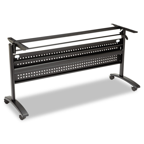 Alera Valencia Flip Training Table Base， Modesty Panel， 57.88w x 19.75d x 28.5h， Black (VA737260BK) - Mycitystee