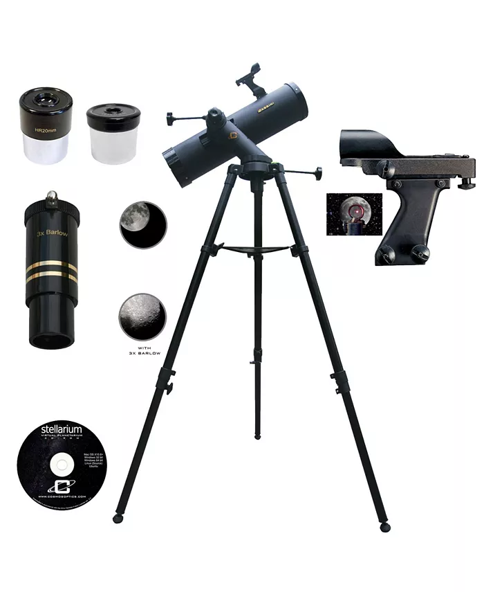 Cosmo Brands Cassini 640 X 102mm Tracker Mount Astronomical Telescope and Red Dot Finderscope - Mycitystee