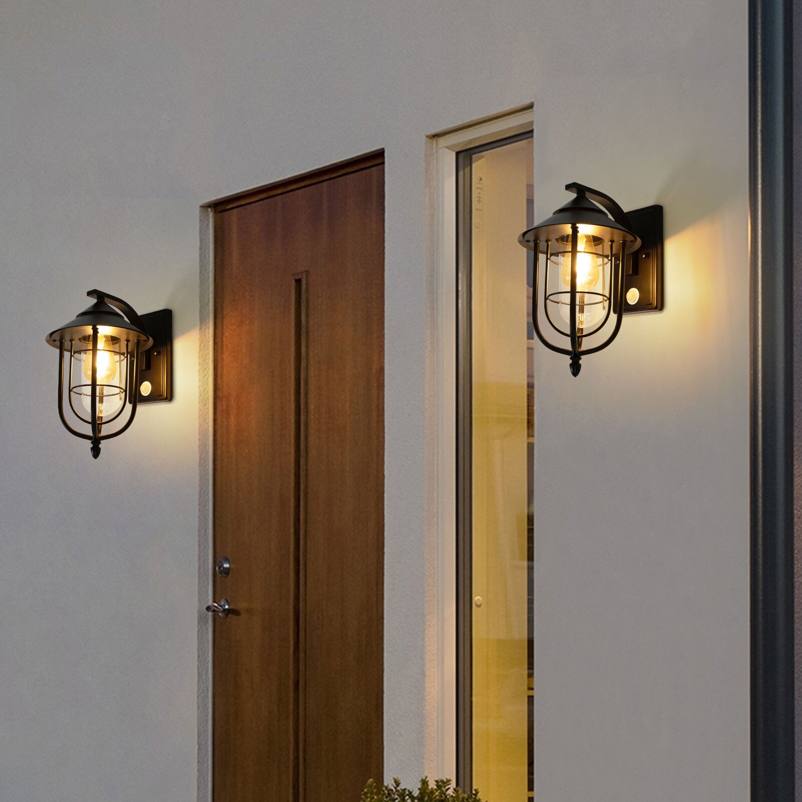 Outdoor Motion Sensor Exterior Wall Lantern Sconce Light Shopping - The Best Deals on Outdoor Wall Lanterns | 41643380 - Mycitystee
