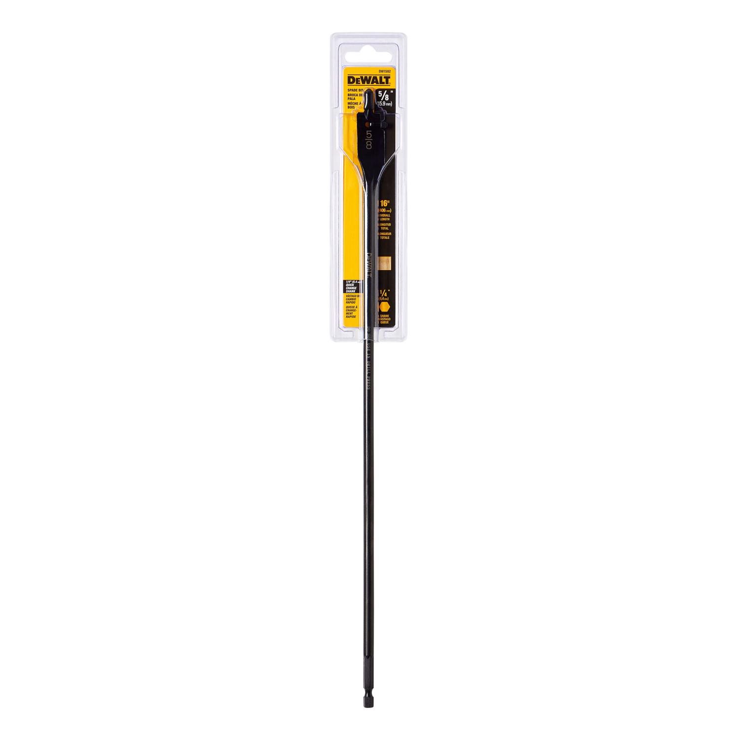DeWalt 5/8 in. X 16 in. L Carbon Steel Spade Bit 1 pk - Mycitystee