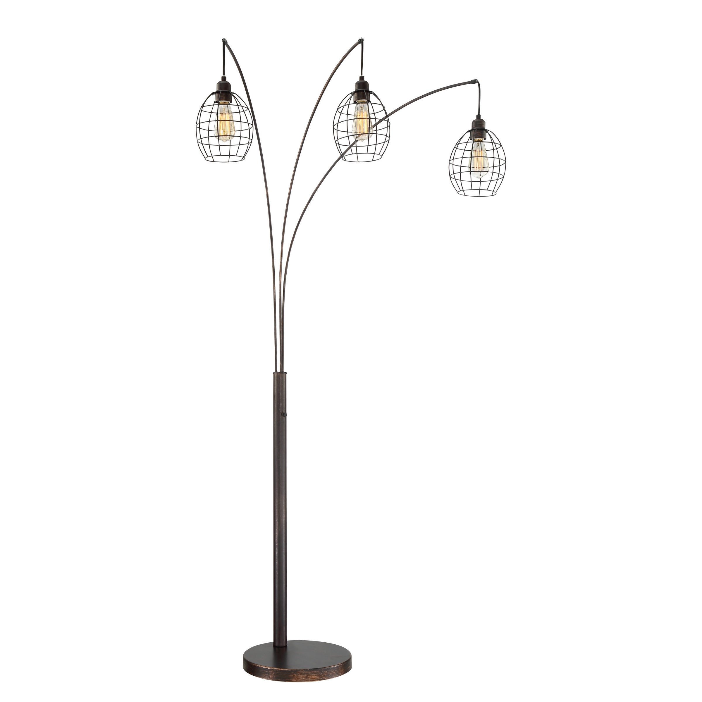 Lite Source 3-Light Kaden Arch Lamp - Mycitystee