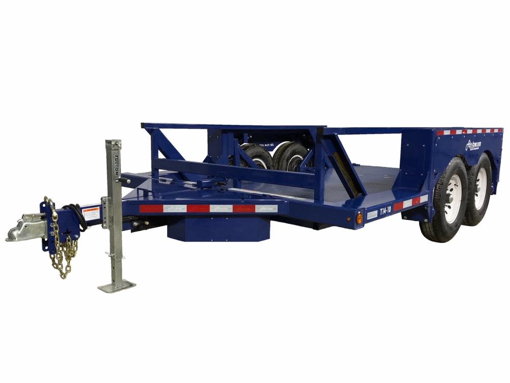 14and#8242; x 6and#8242; 3 Drop Deck Flatbed Trailer10，000 lb. Cap - Mycitystee