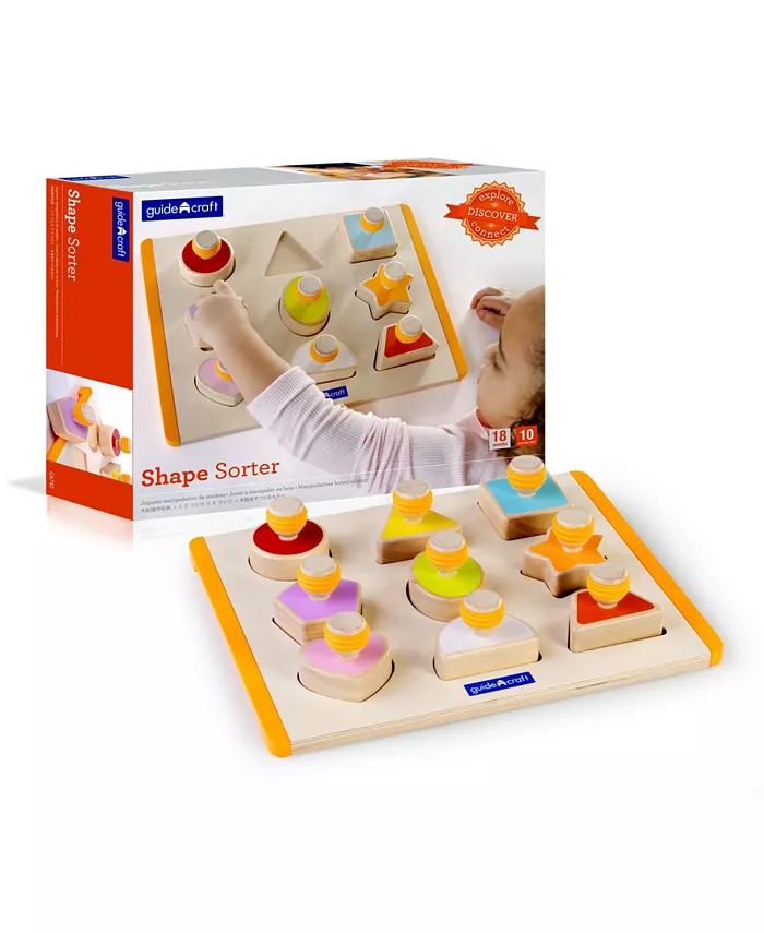 Guidecraft， Inc Guidecraft Shape Sorter - Mycitystee
