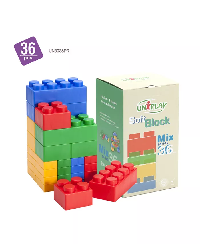UNiPLAY  12 Plump and 24 Basic Mix Series 36 Piece Set - Mycitystee