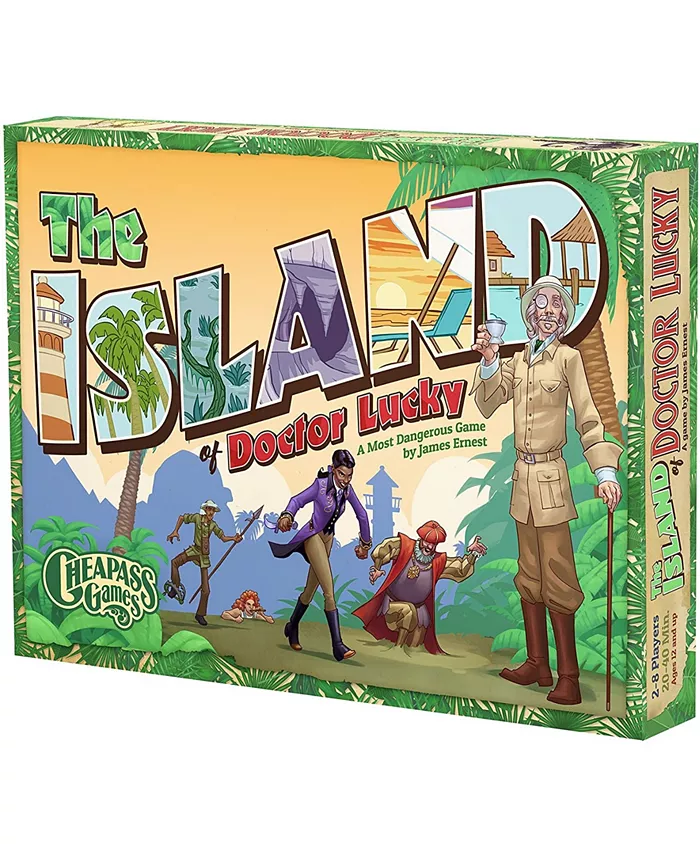 Greater Than Games Island Of Doctor Lucky Card Game， 80 Piece - Mycitystee